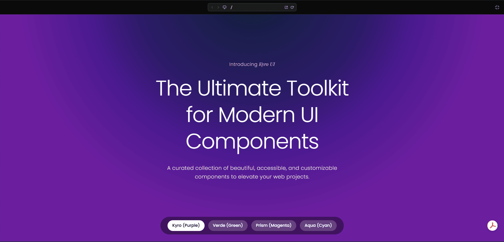 Gradient background design
