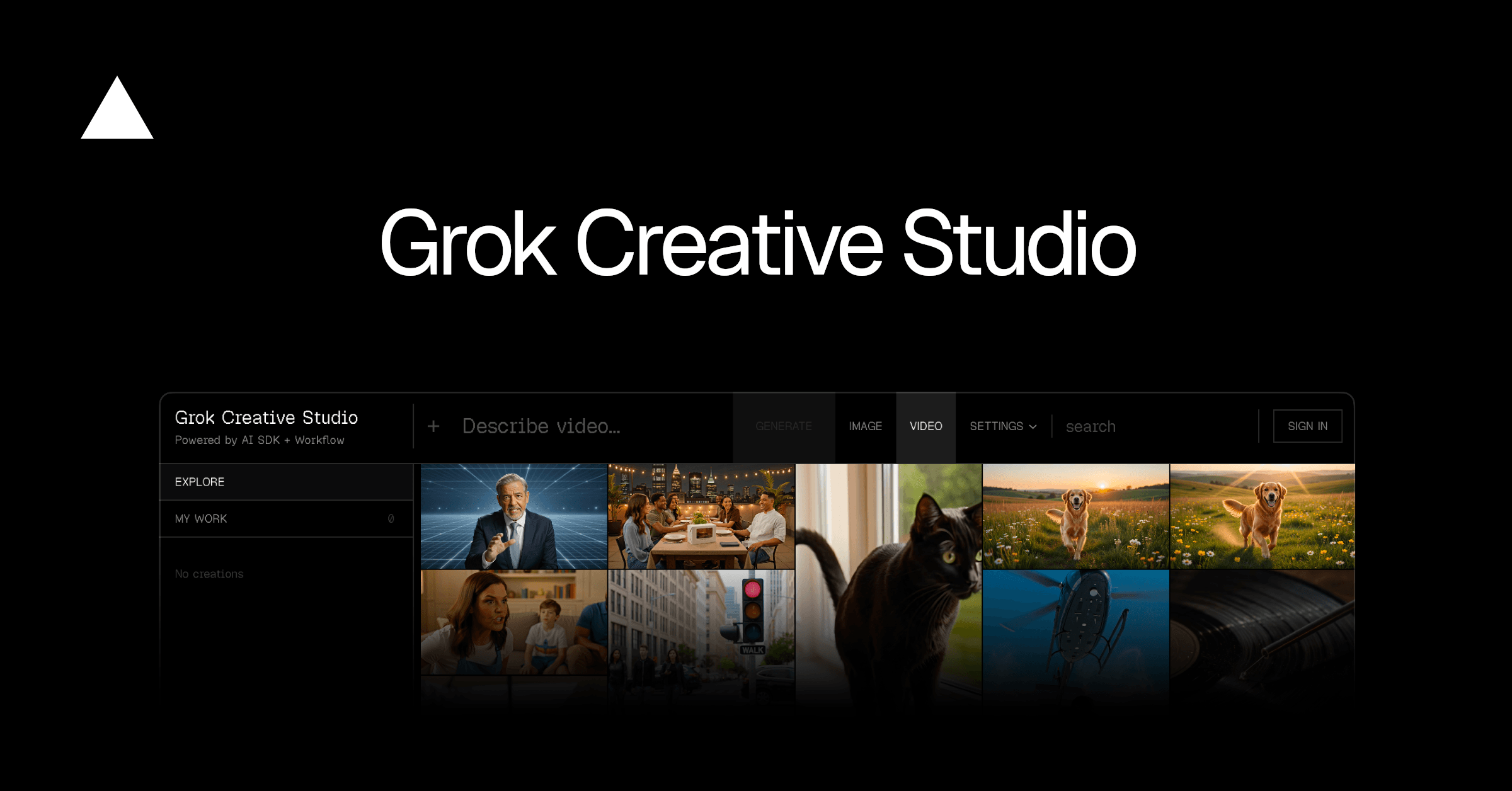 Grok Creative Studio