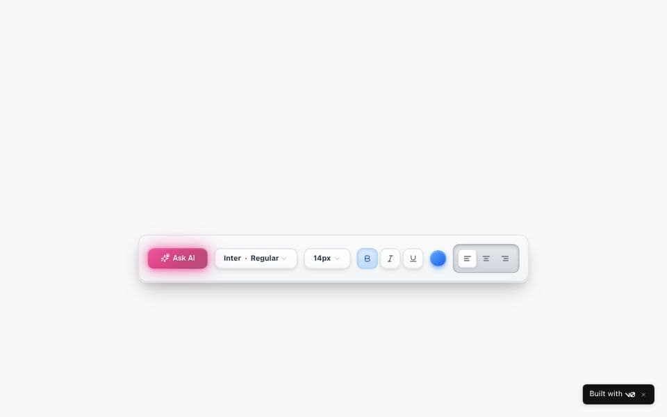 React widget preview
