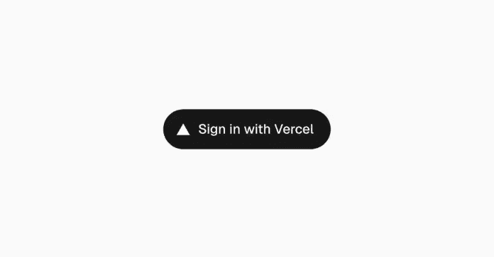 Sign in with Vercel