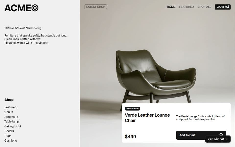 Shopify Ecommerce Template