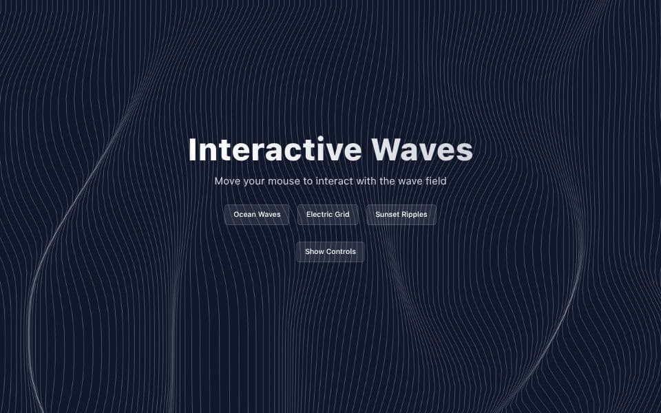 Interactive Waves