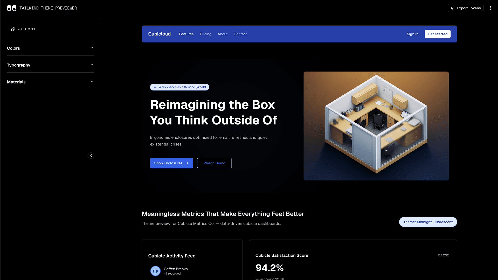 👀 Tailwind Theme Previewer
