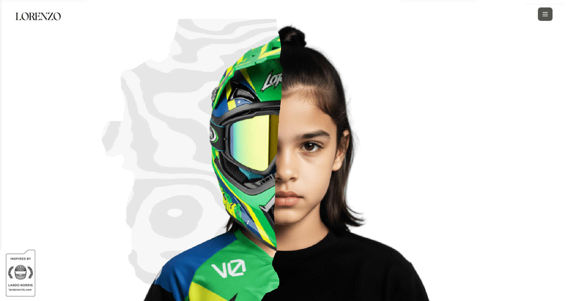 Lorenzo Motocross - Landing Page