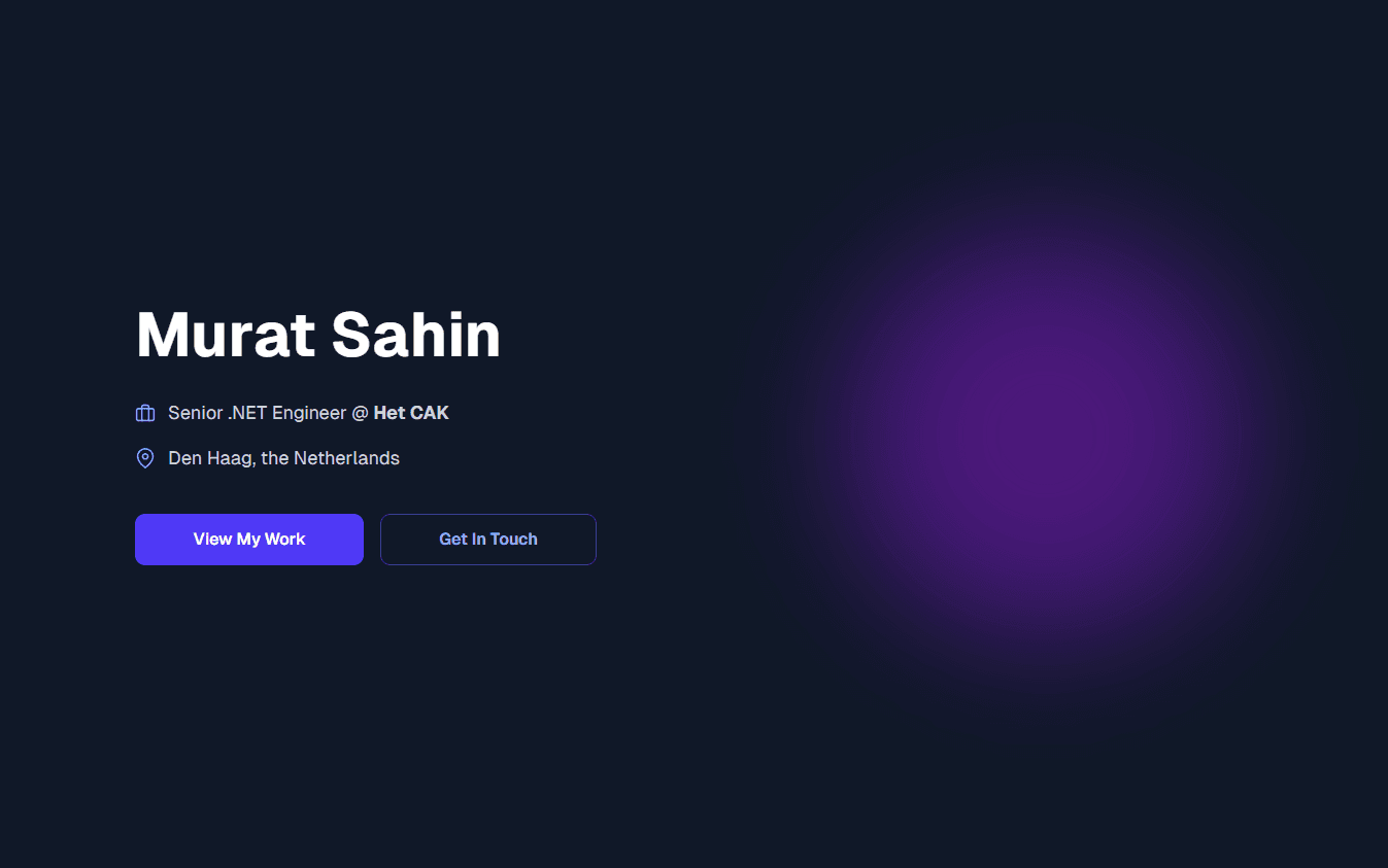 Glass Hero with Gemini API for Get in Touch text generation