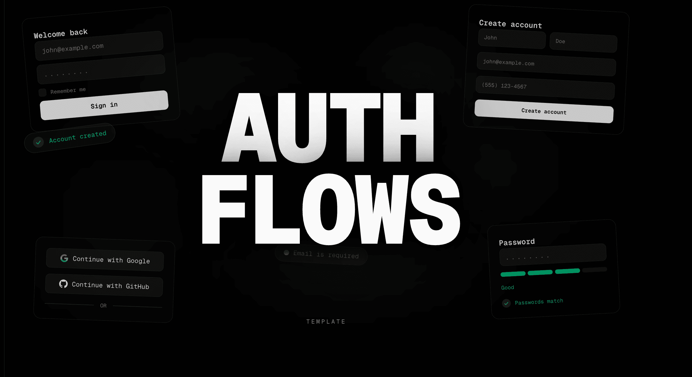 Auth Flows UI Kit