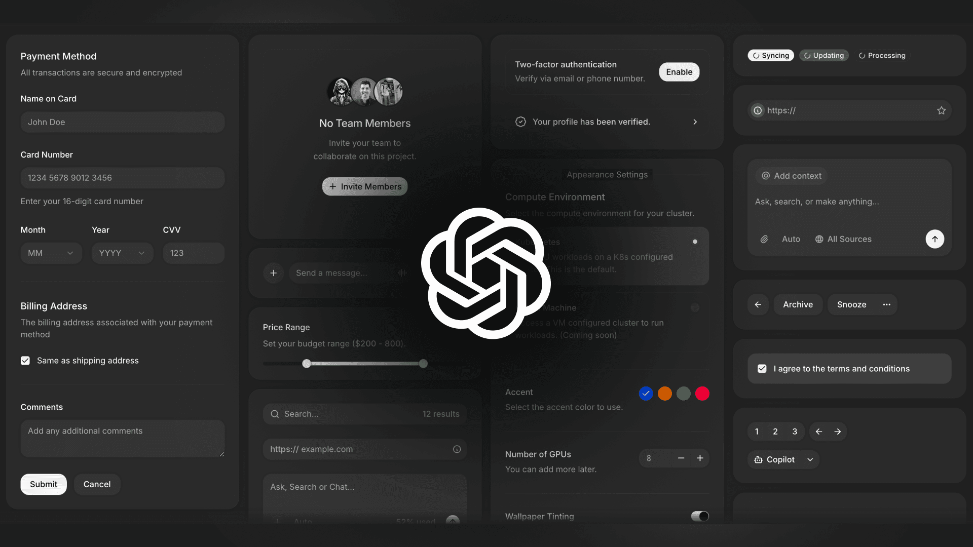 ChatGPT Theme | Built with Tinte