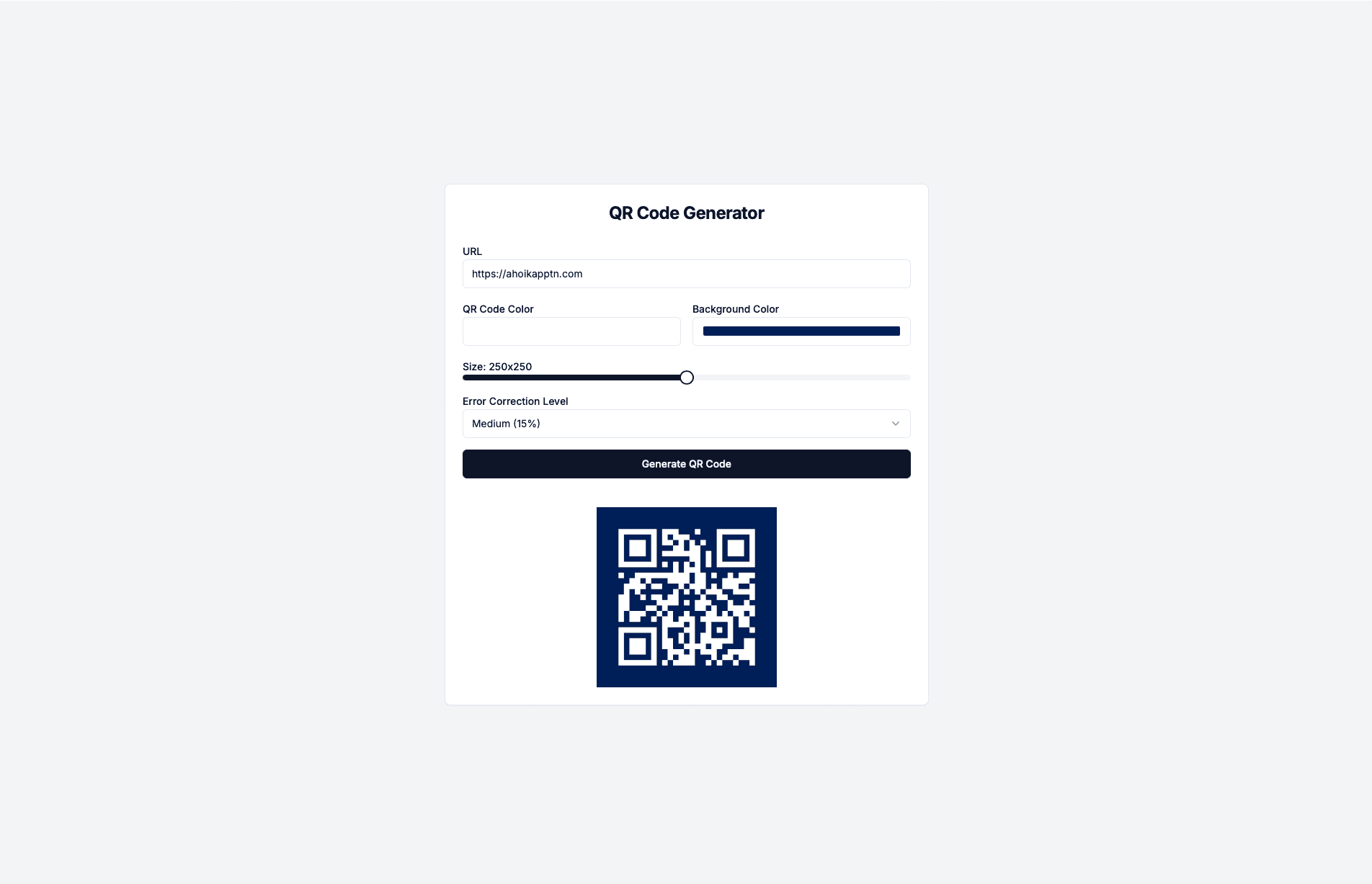Qr Code Generator