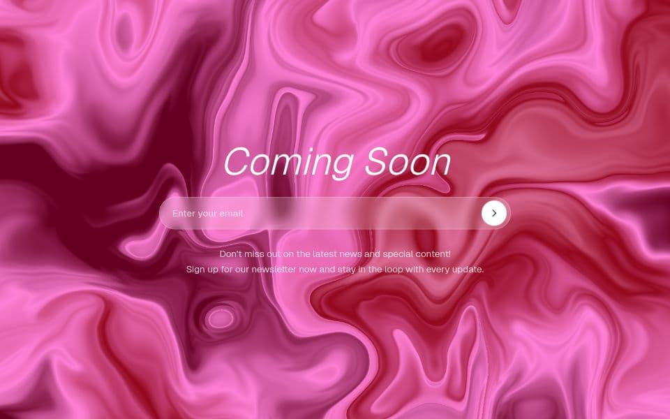 Pink Newsletter Template