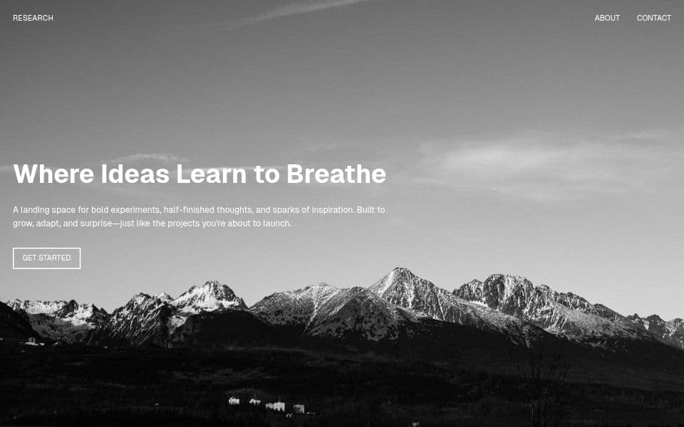 Simple Parallax Sticky Footer Landing