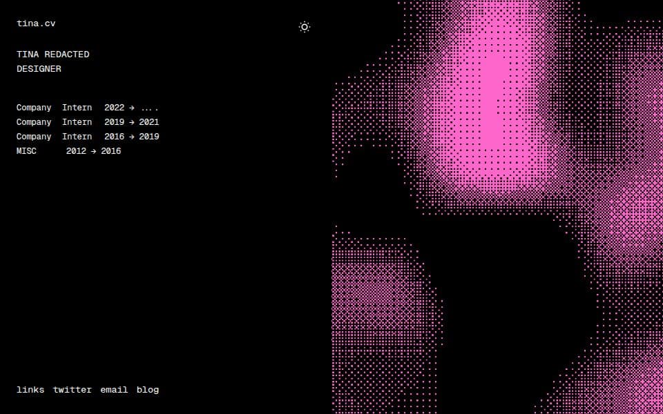 Differing Effect Resume Template
